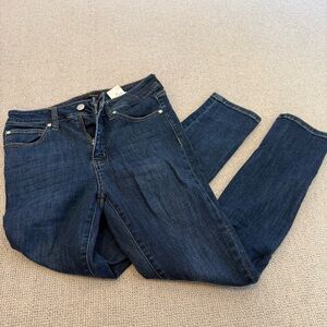 Quince Dark Blue Ankle Jeans